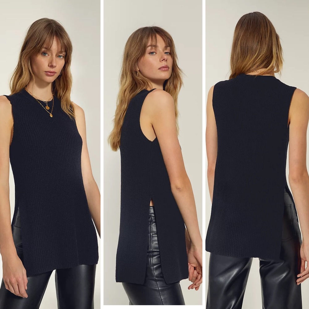 Aritzia Wilfred Palmier Sleeveless Sweater